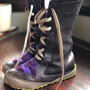 Sorel Women's Mackenzie Lace Up Tall Winter Boots